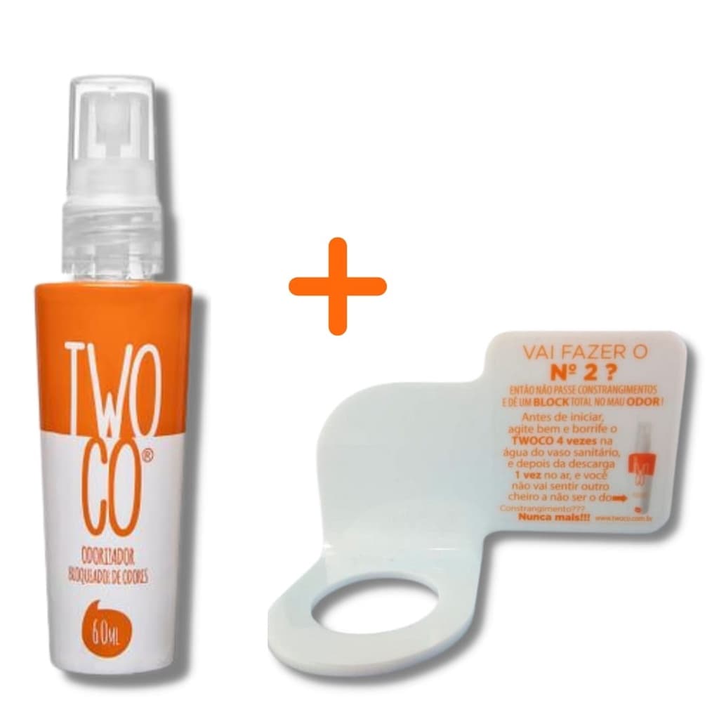 Inibidor De Odores Sanitários + Suporte De Acrílico - 60ml