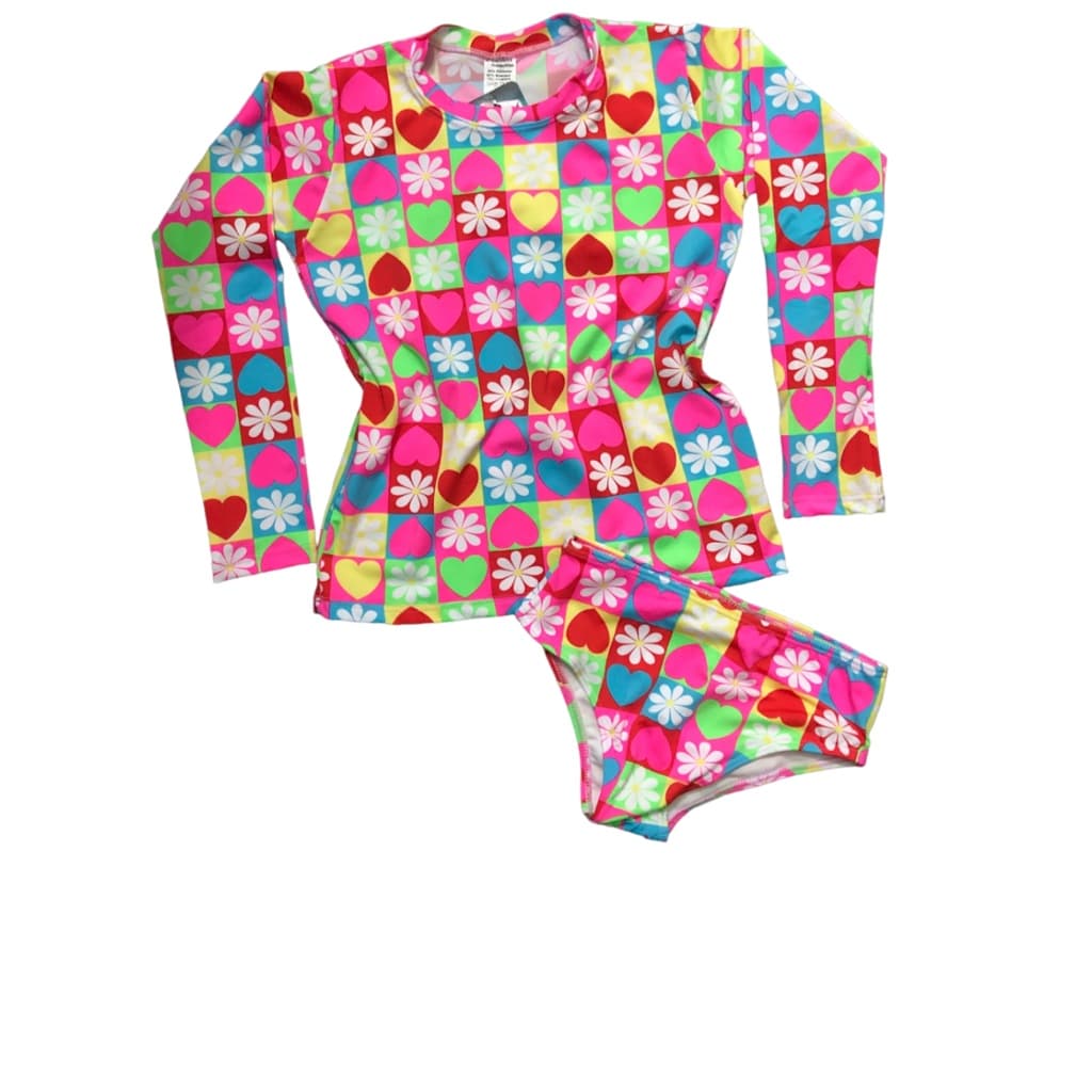 Conjunto Proteção UV Infantil feminino Proteção Solar 50+