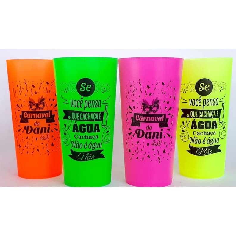 Kit 50 Copos Eco 550ml personalizados
