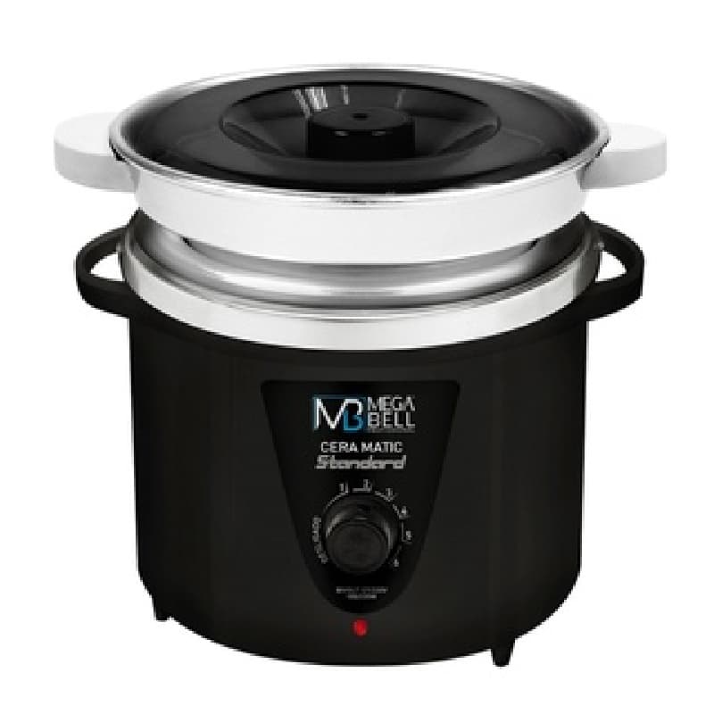 Panela Termocera para depilação Standard 900g Bivolt Com Refil Preta (7181 MB)