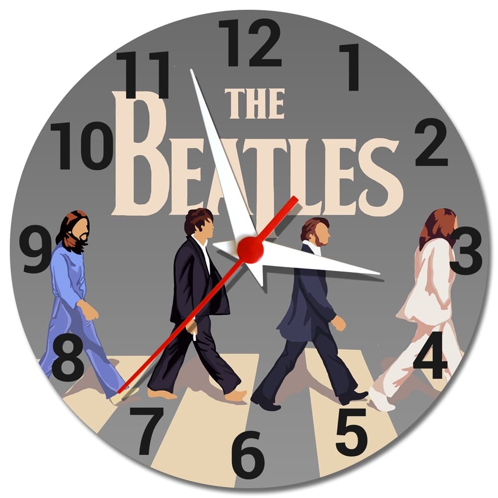 Relógio de Parede The Beatles Personalizado - Relógio Os Beatles