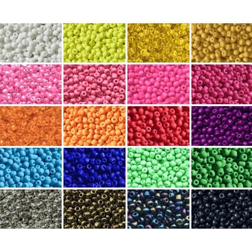 Miçanga para Pulseira 4mm Artesanato 6/0 de Vidro (Misanga, Missanga, Missanguinha, Miçangão)