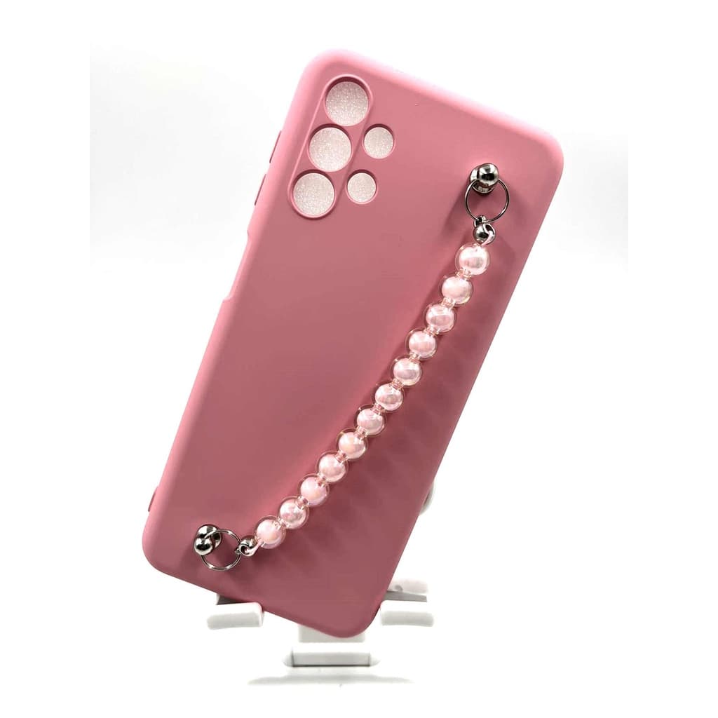 Capa Capinha Aveludada Anti-queda Impacto Para celular Samsung Galaxy A13 4G com pulseira (BOLINHAS 1)