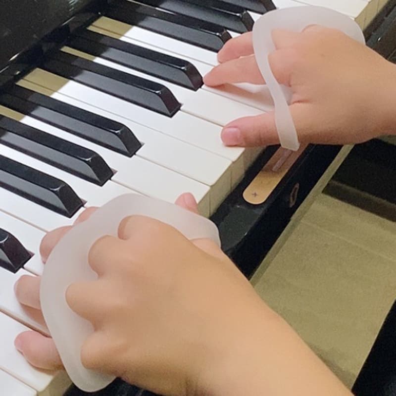 Teclado De Piano Lusne Reforçador De Dedo De Órgão Eletrônico Treinador