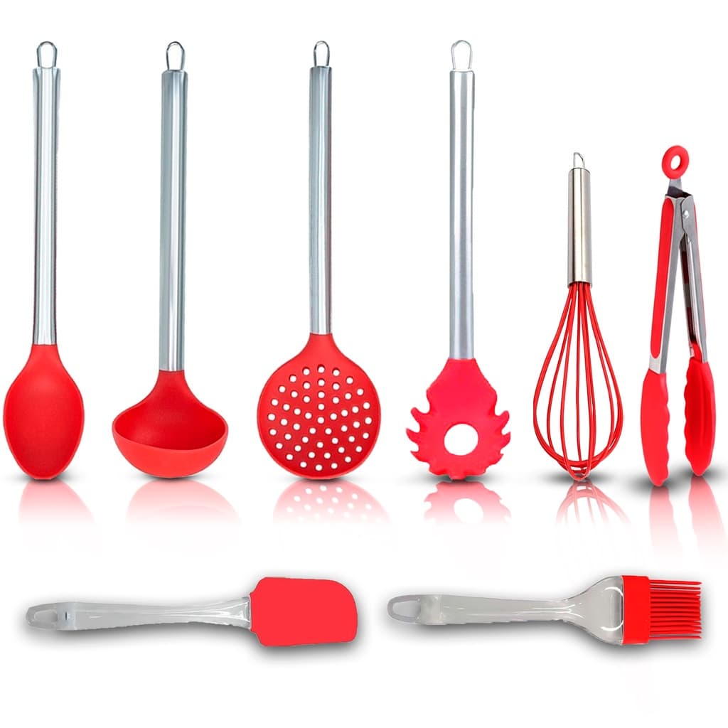 Utensílios de Cozinha Espatula Concha Pincel Colher Pegador Escumadeira