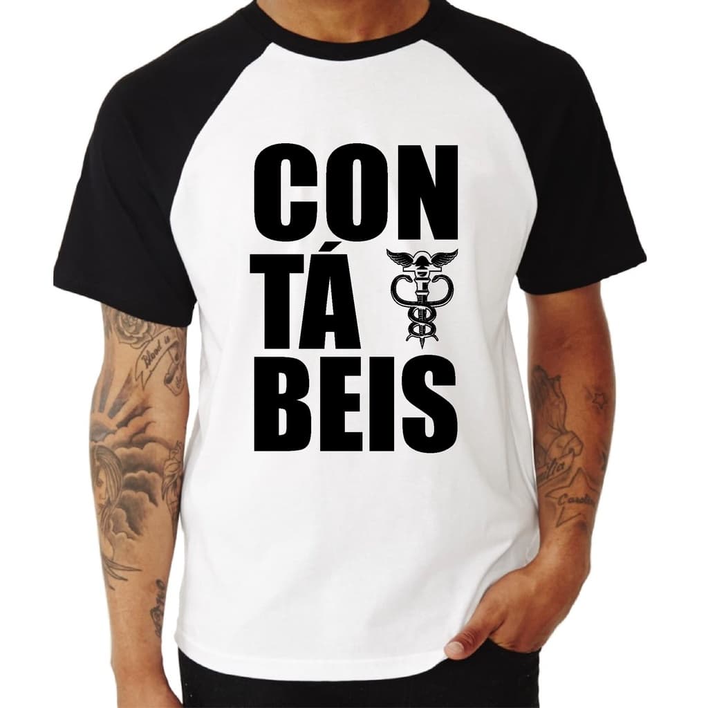 Camiseta Raglan Universitário Ciências Contábeis 1