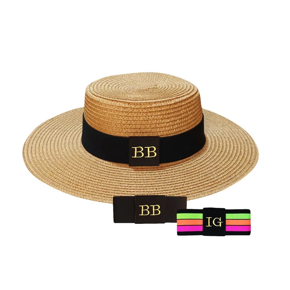 CHAPÉU PARIS  FLEXÍVEL DOBRÁVEL PERSONALIZADA PRAIA 2 FAIXAS