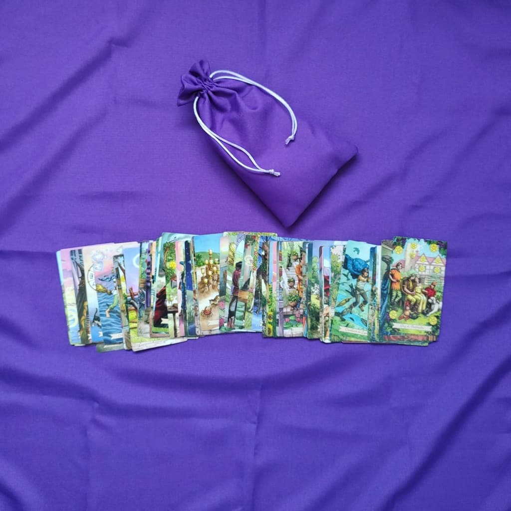 TOALHA DE TAROT,  BARALHO CIGANO E ORÁCULOS EM GERAL