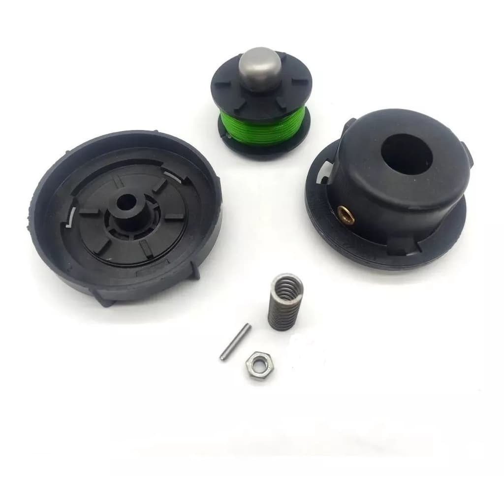 Refil Carretel + Tampa + Mola + base do carretel + pino + porca Trapp 500/700/800/1000/1500 Turbo