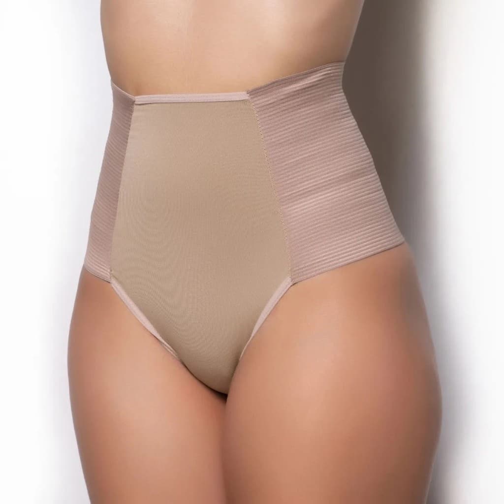 Cinta Modeladora Pós Parto de Alta Compressão Cós Alto Reduz Medidas Aperta Barriga Feminina