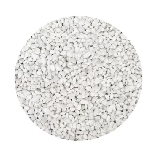 Pedrinha Branca Vaso Jardim Decoração Terrario Aquário 1kg