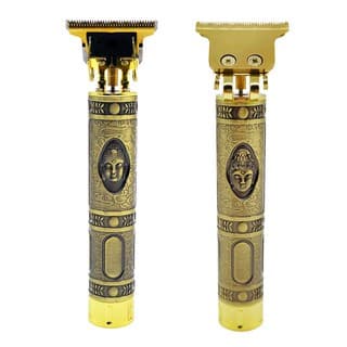 Barbeador De Cabelo Elétrico Vintage Dourado