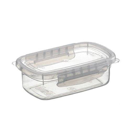 Pote Hermetico Raso C/trava 1,1 Lts - 14,5 X 21,6 X 5 Cm