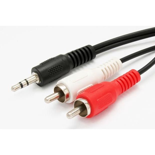 Cabo Auxiliar P2 Macho X Rca Macho Audio 1,5m P/ Som / Tv / Home Theater Audio Video
