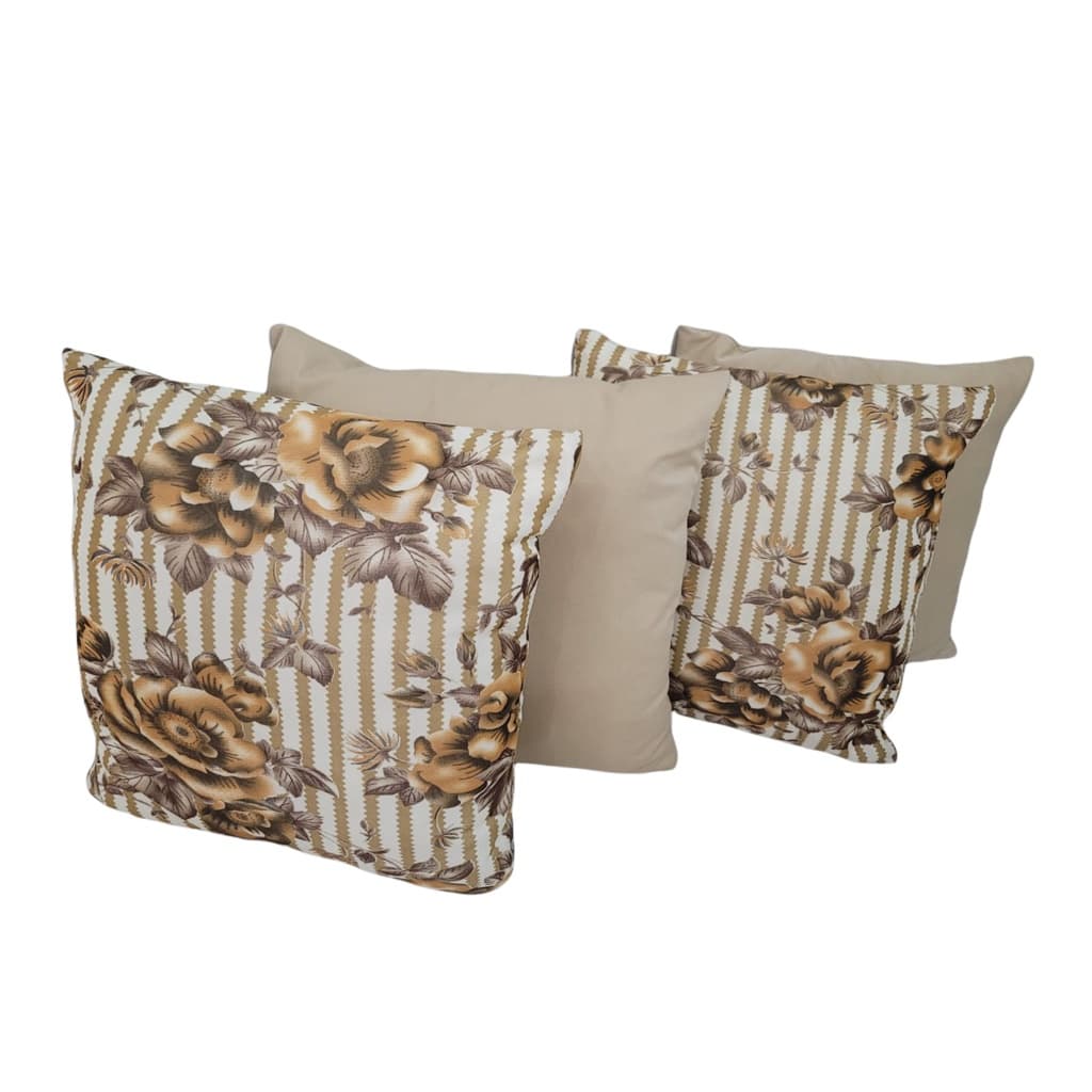 KIT 4 CAPAS DE ALMOFADA ESTAMPADAS SEM REFIL MALHA GEL