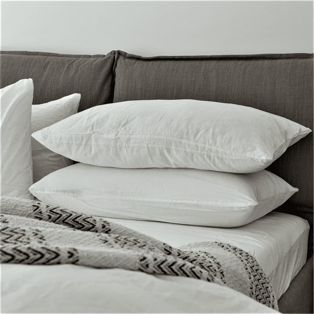 Travesseiro 70x50 cm Branco Tecido 180 Fios - 100% Algodão Premium super confortável