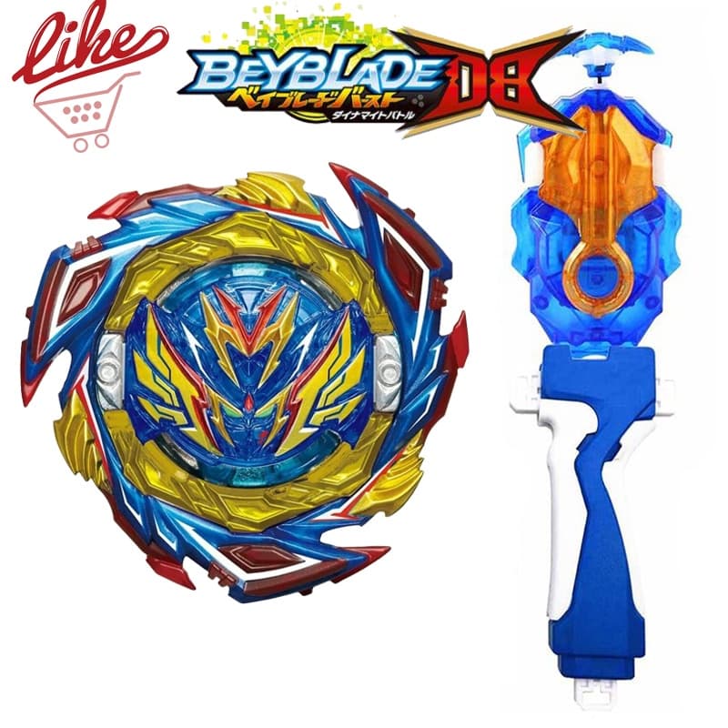 Beyblade Burst Flame B-187 Savior Valkyrie DB Dynamite Battle with B-184 Launcher Handlebar Set Beyblade Toys for Children