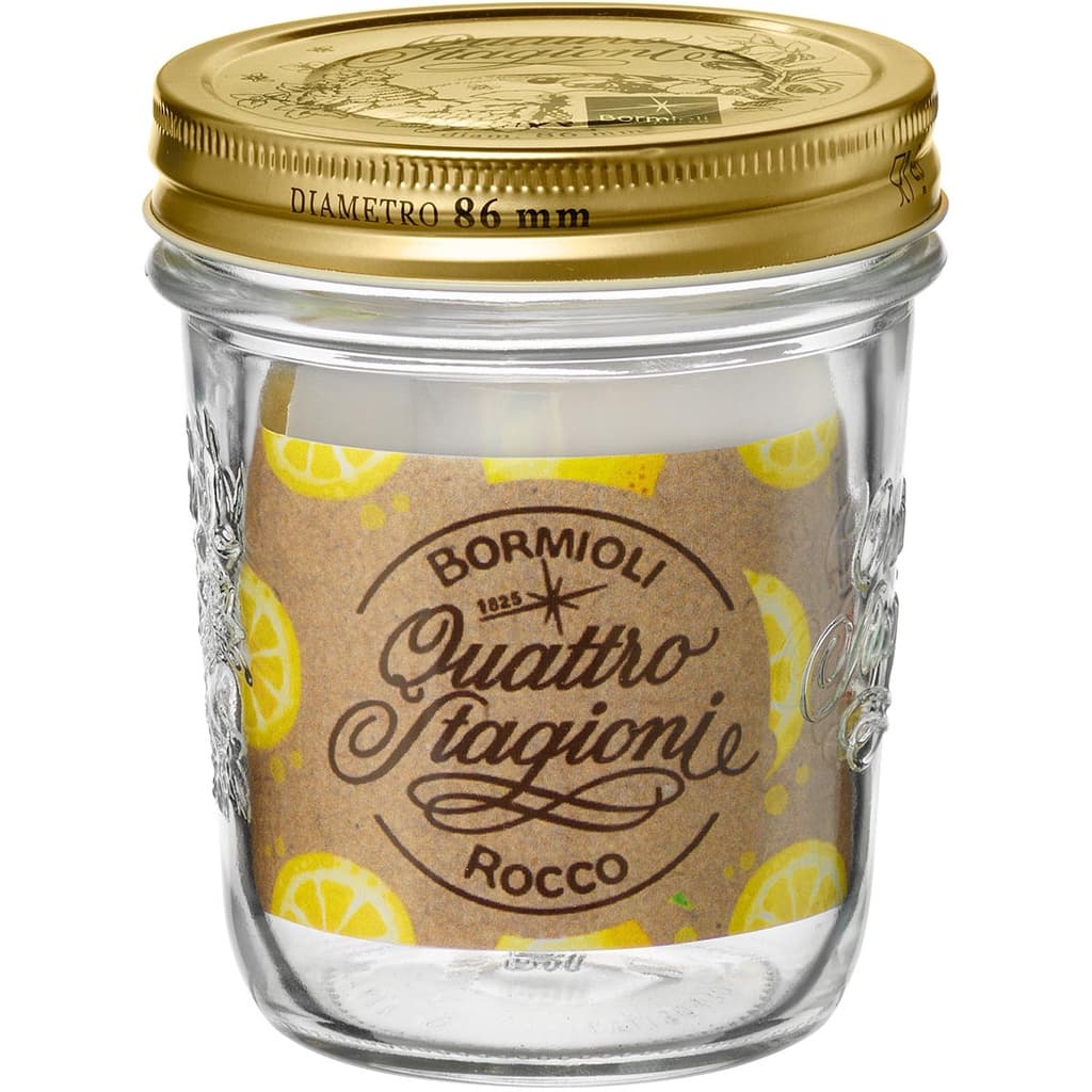 Pote de Mantimentos Bormioli Qstagioni 11x9 320ml Vidro Tampa Metal