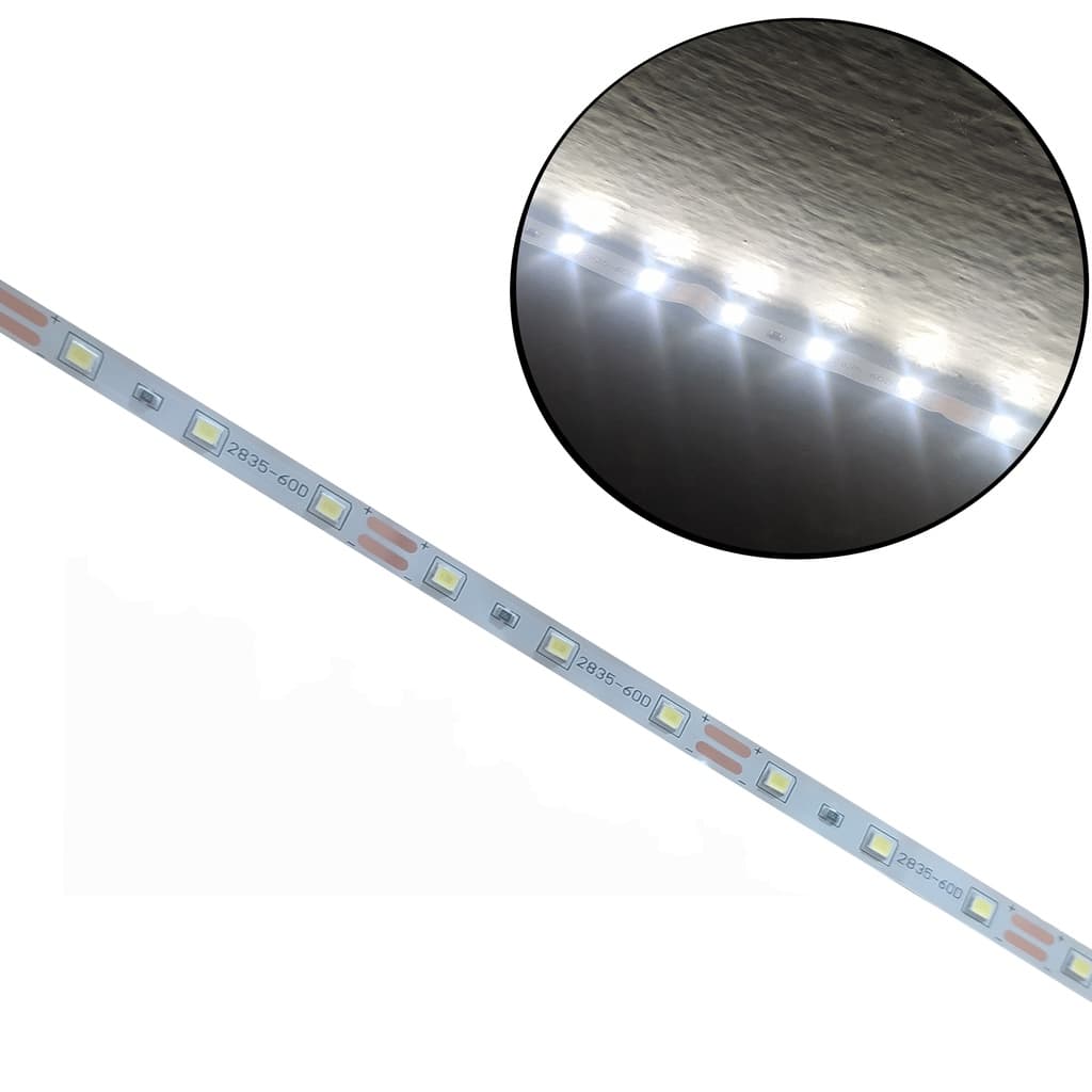 Fita LED 3528 Branco Frio 6500K/ Neutro 4000K/ Quente 3000K Metro