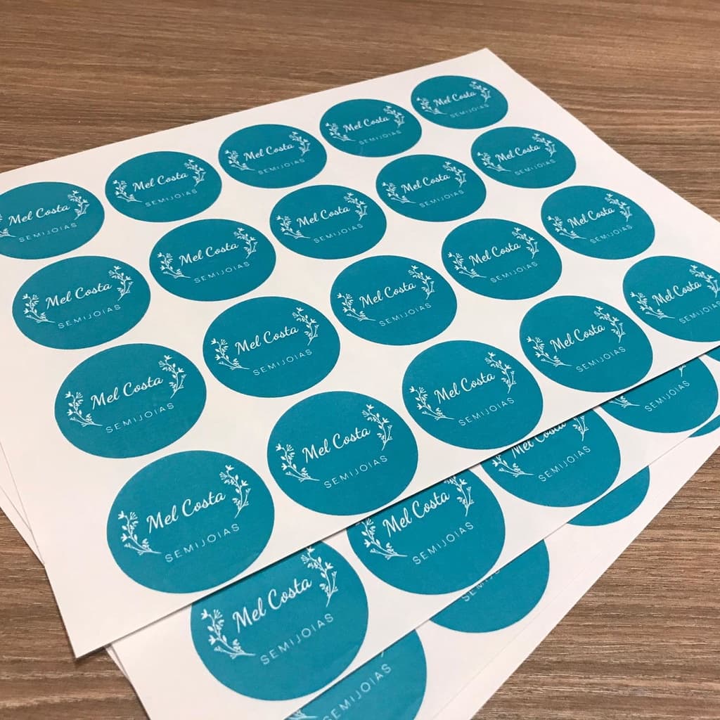 FOLHA ADESIVA A4 PERSONALIZADA RECORTE ELETRONICO