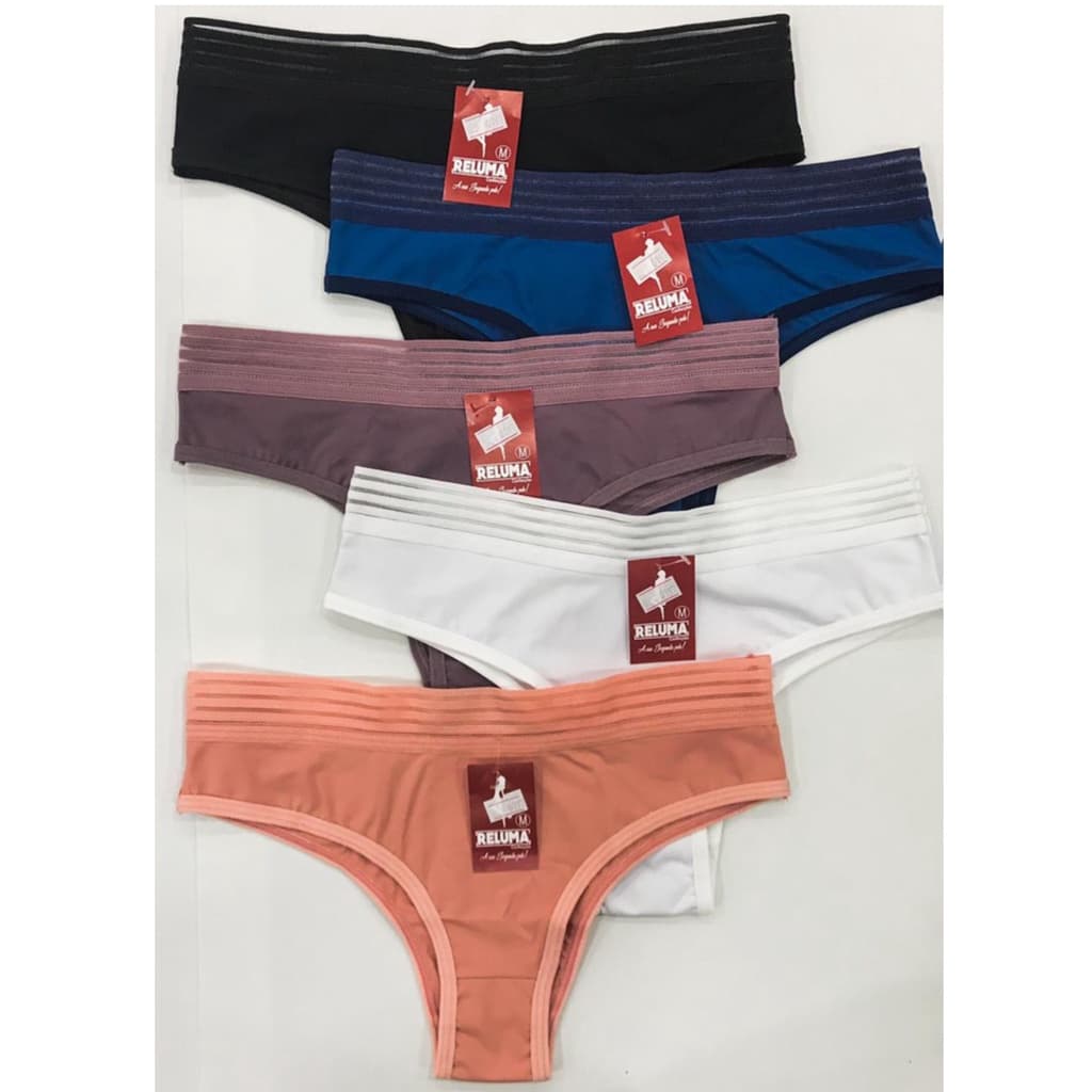 Kit Calcinhas Tanga - Microfibra Poliamida - Confortável - P/M/G/GG