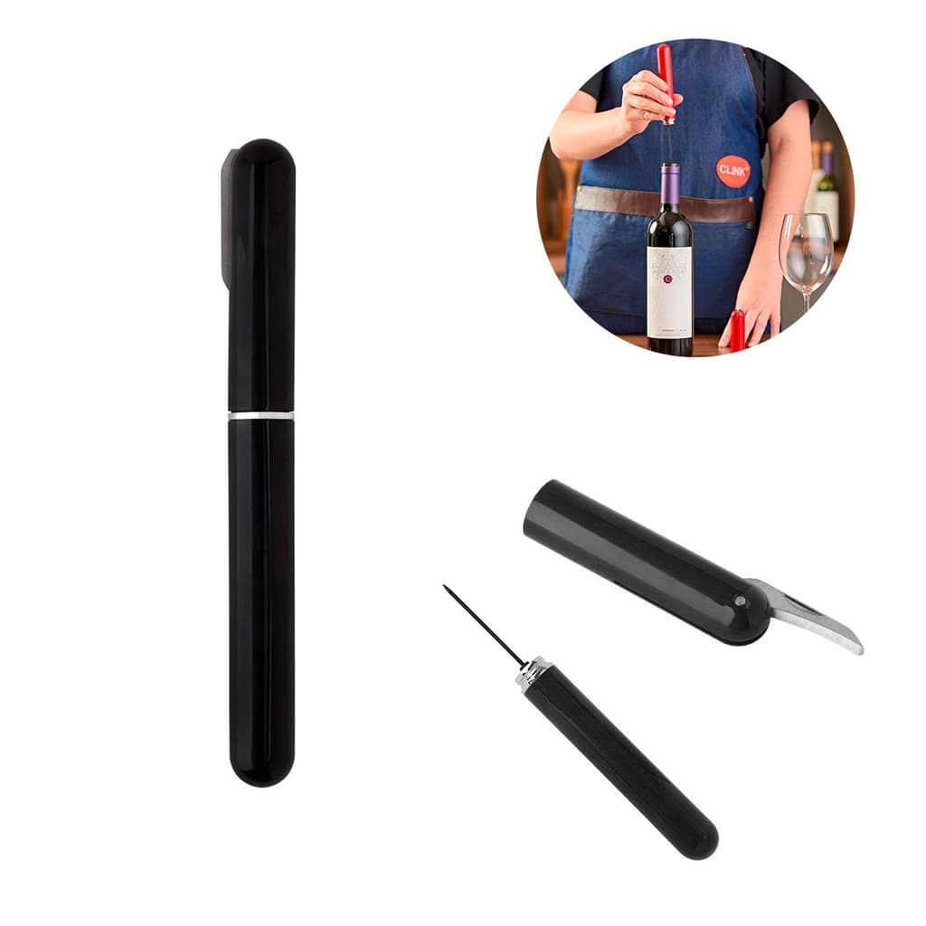 Abridor Pneumático Caneta Saca-rolhas Agulha Portátil