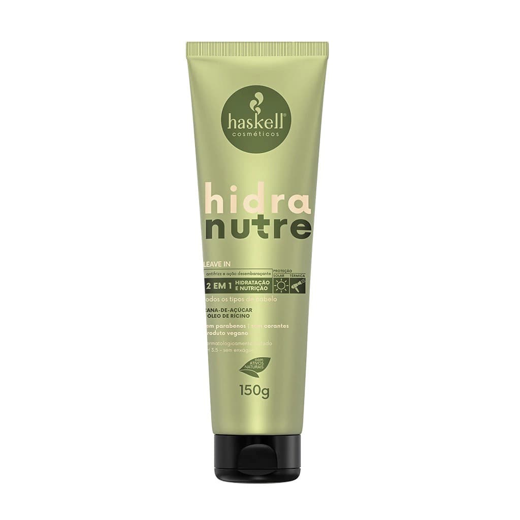 Leave In Haskell Hidranutre 2 em 1 - 150g  Hidratação e Nutrição