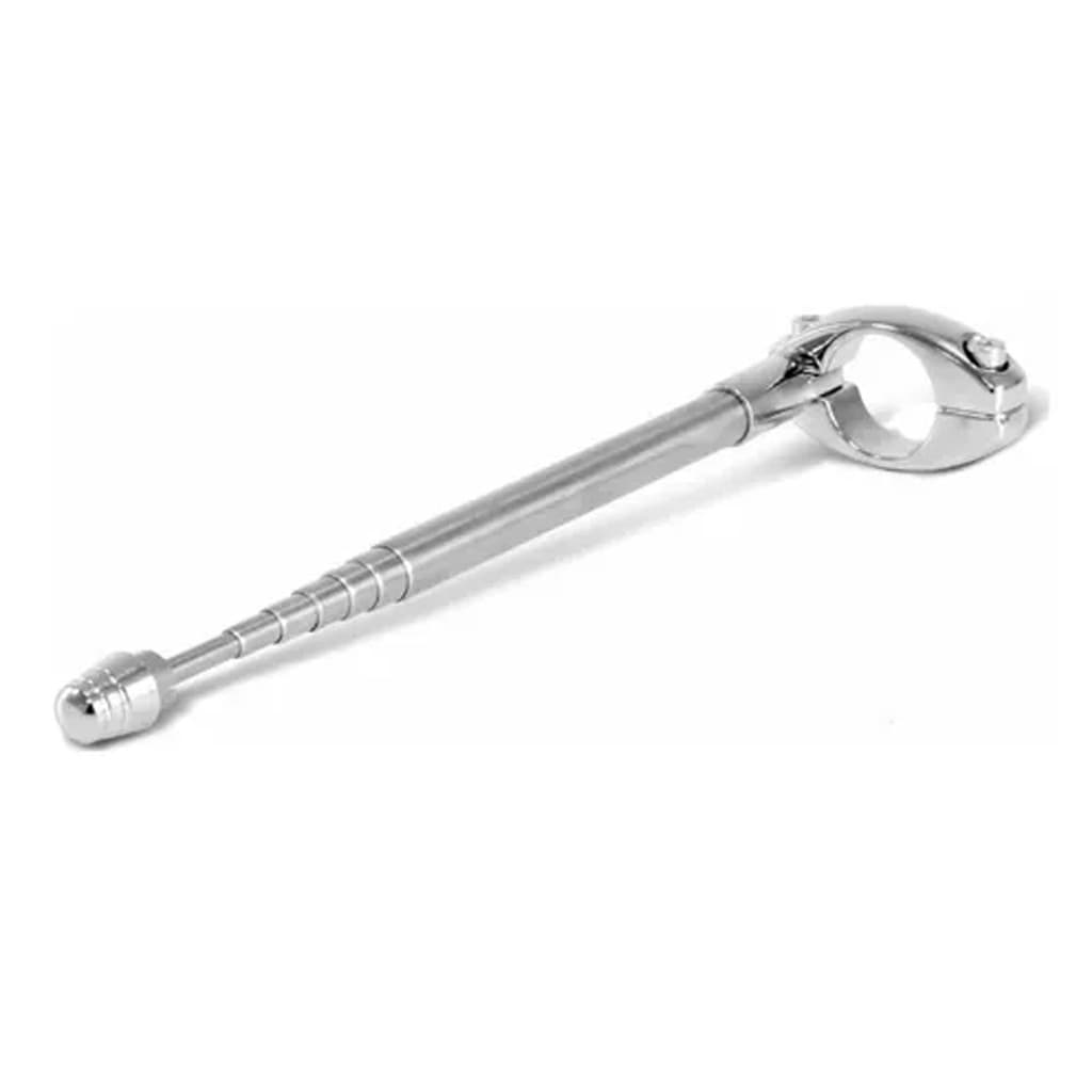 Antena Corta Linha Pipa 7 Estágios Cb300 Fazer Xt Prata Inox