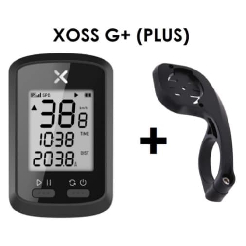 GPS Xoss G+ Plus Sensores Ciclocomputador Bluetooth Strava + Suporte Estendido
