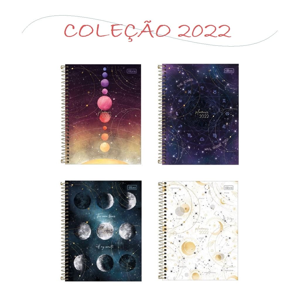 Agenda Espiral Planner Magic M7 2022 Tilibra - Sortido