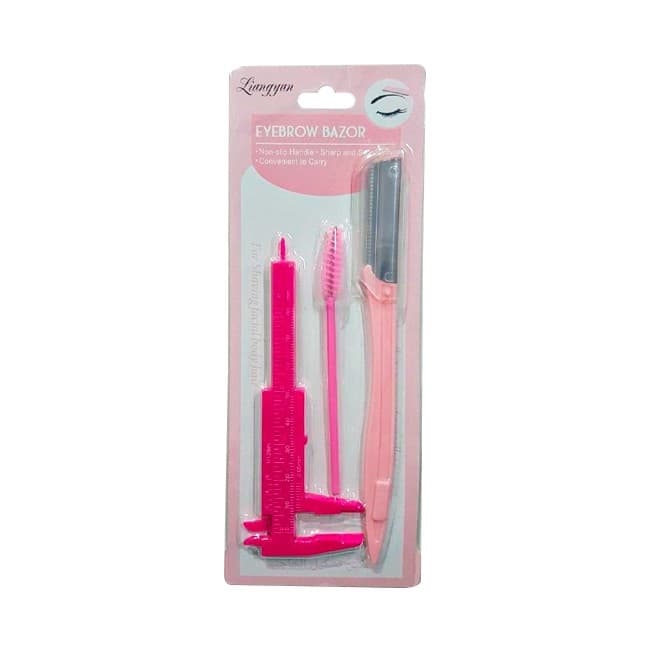 Kit Design De Sobrancelhas Liangyan - 3 Peças - Nail Arts
