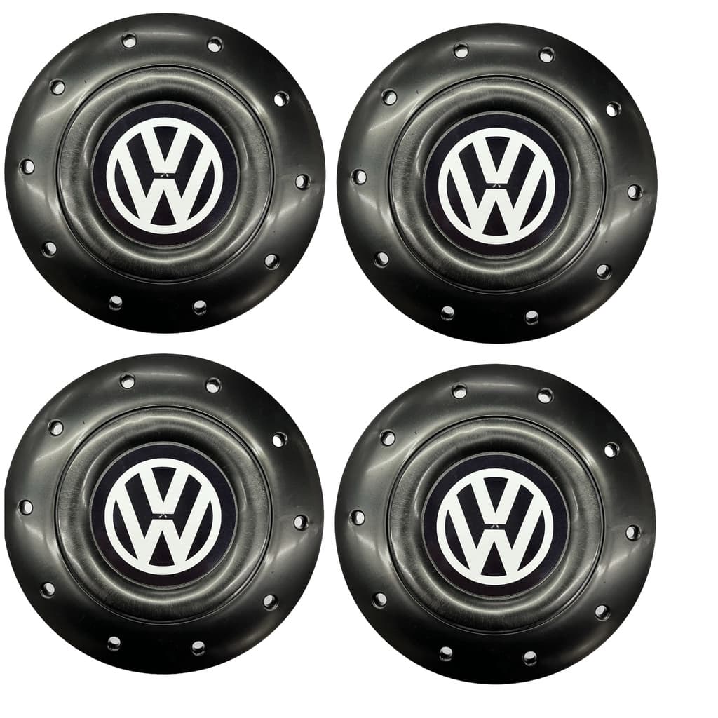 Jogo Calotinha Centro Roda Ferro Aro 13 14 15 Amarok 4 Furos Volks 4x100