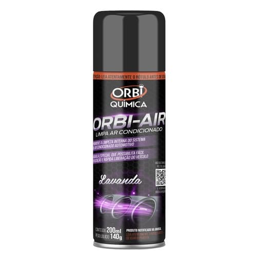 Limpa Ar Condicionado Orbi Air 200ml Lavanda