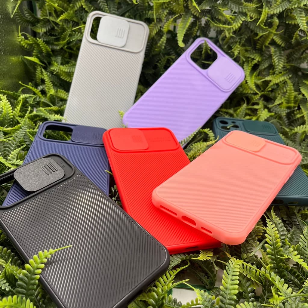 Capinha para iPhone com Janela de proteção colorida