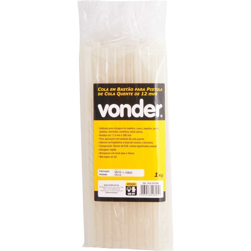 Cola Bastão Para Pistola De Cola Quente 12mm 1kg Vonder