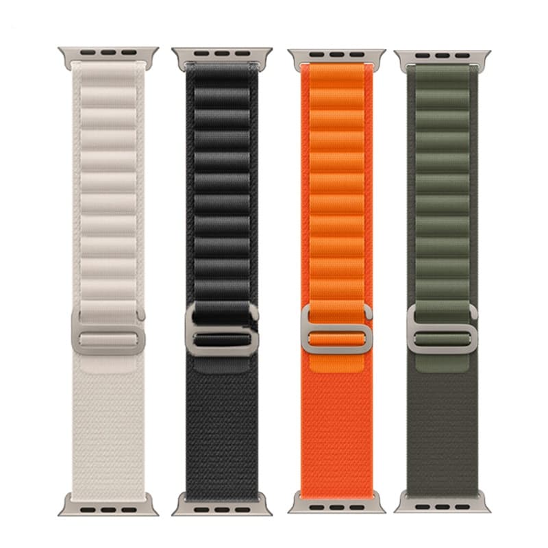 JAMES Pulseira Nylon Loop Alpino Para SmartWatch 49mm 44mm 45mm 42mm Todos Relogios Ultra