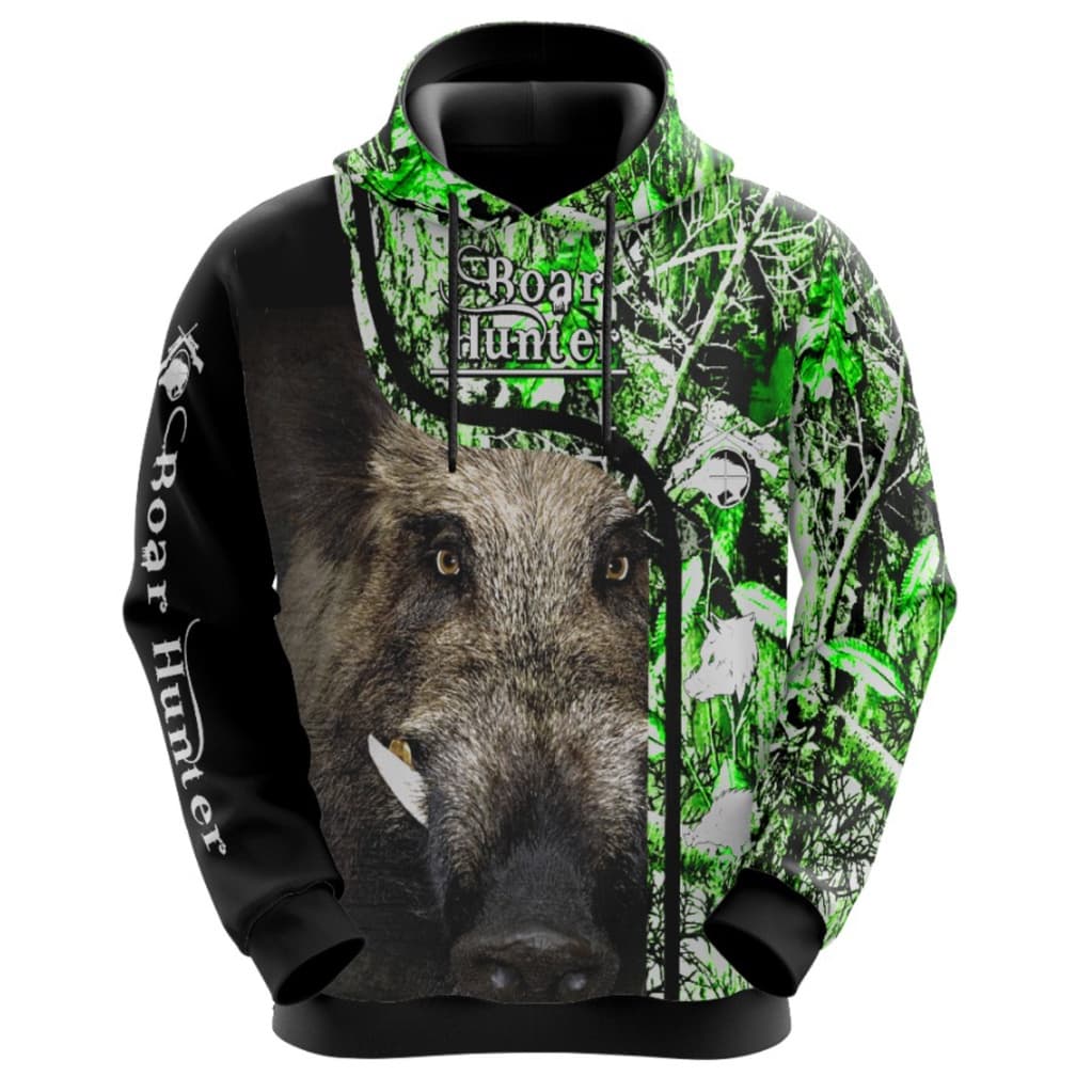 Blusa De Moletom Masculino Full Javali Camuflado Pronta Entrega