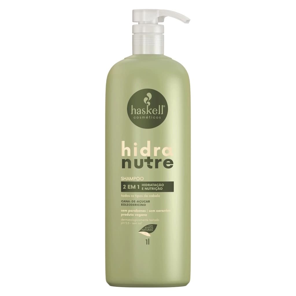 Shampoo Haskell Hidranutre 2 em 1 - Hidratação e Nutrição