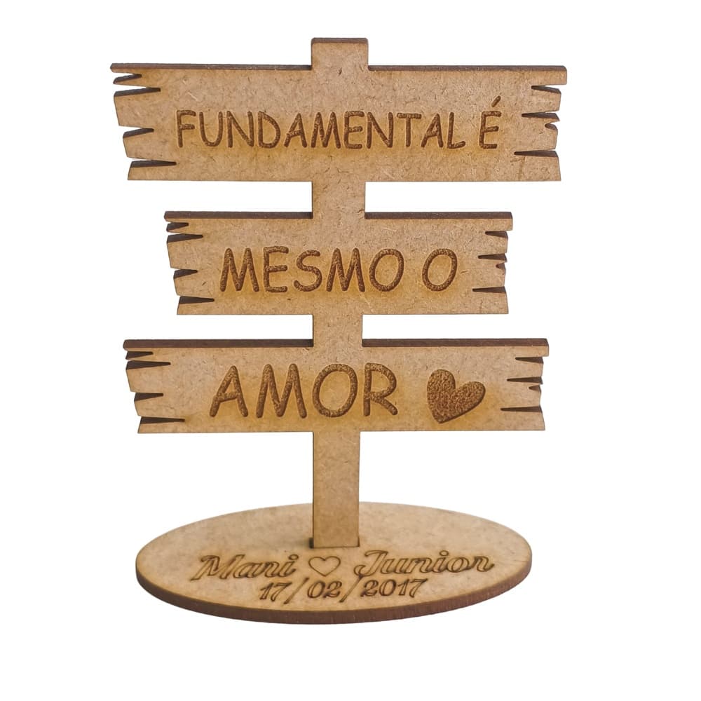 10 centro de mesa lembrancinha Casamento Encontro de Casais enfeite personalizado 15cm MDF Cru
