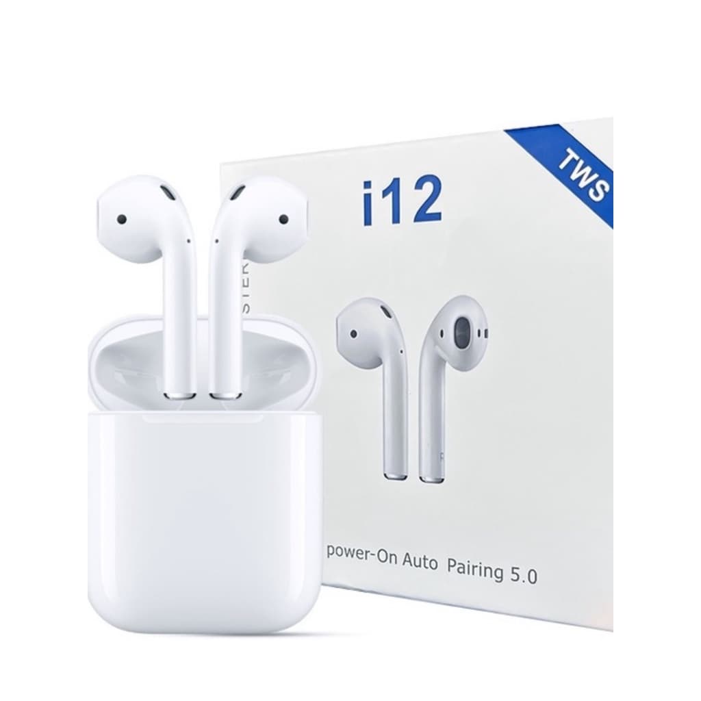 Fone de Ouvido Sem Fio i12 Tws Bluetooth Com Touch Bluetooth 5.0