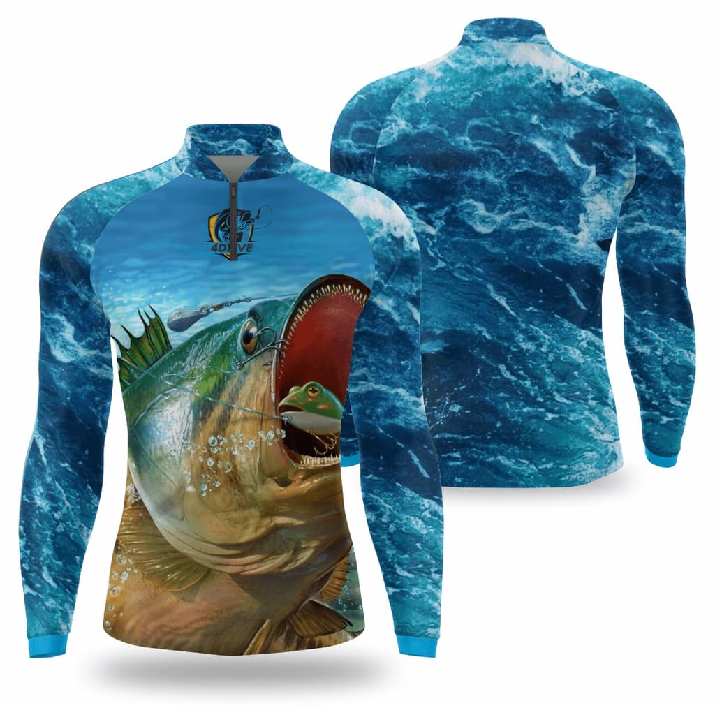Camisa Pesca Infantil Manga Longa Protecao Solar UV50 Camiseta de Pescaria