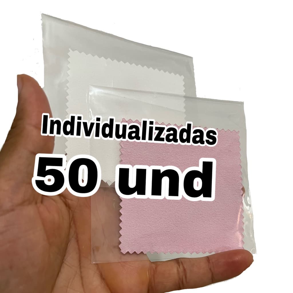 Flanela Mágica Pano Para Limpeza Polimento de Jóias Lustra Prata e Semi Jóias 8x8cm