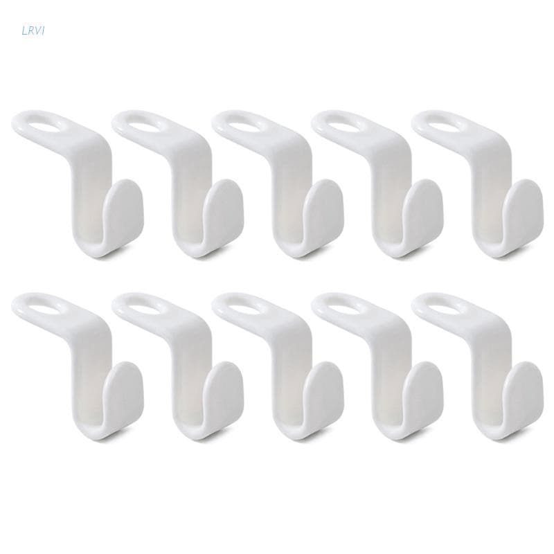 KIt 10 a 40 Ganchos Extensores  de Cabide de Roupas Conector