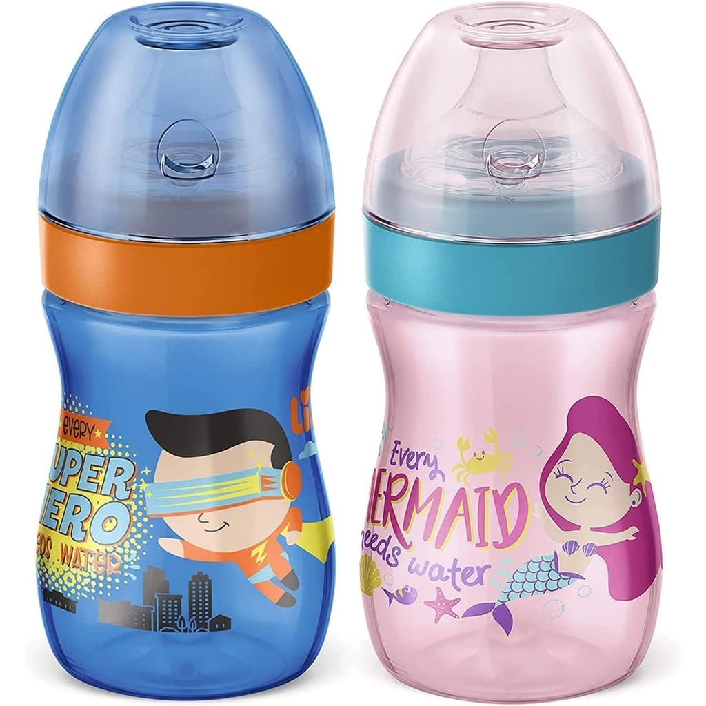 Copo Infantil de Transição Antivazamento Lillo 240ml Treinamento 12 Meses Bico Silicone Copinho