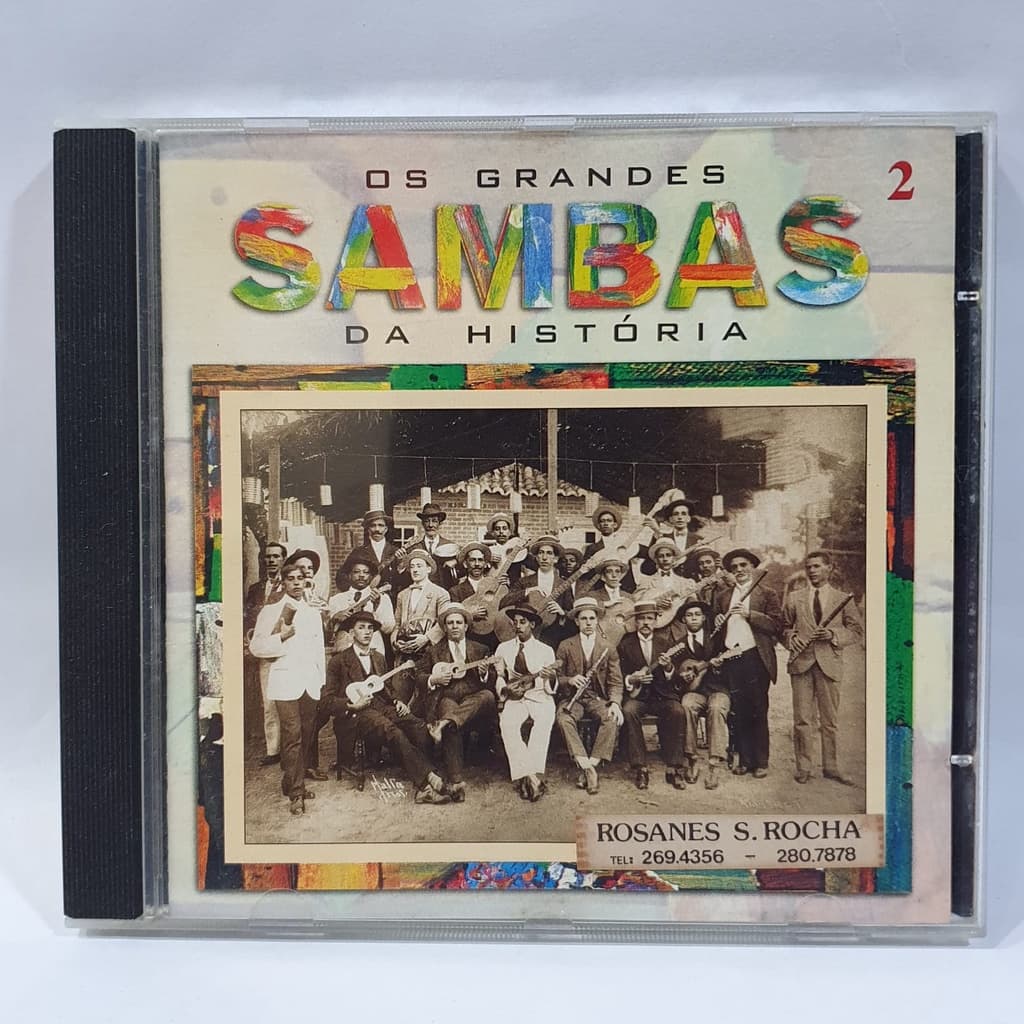 CD Grandes Sambas da História 2 - Silvio Caldas Carmen Miranda Jackson do Pandeiro Eliseth Cartola