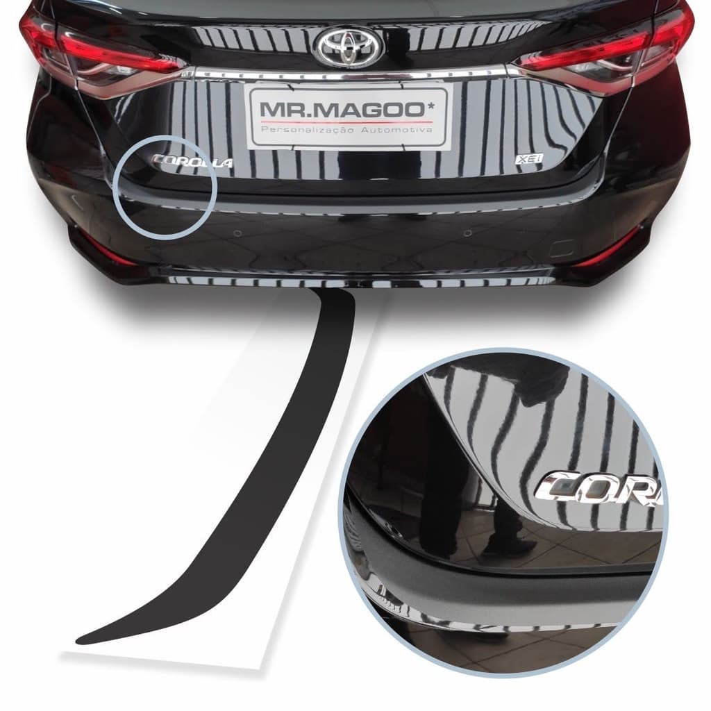 Soleira da Mala Toyota COROLLA 2020 A 2025 Acessórios para Carro