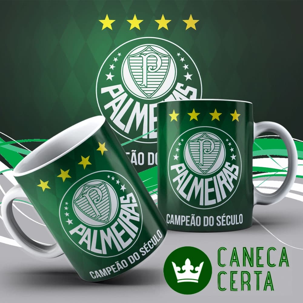 Caneca do Verdão Torcedor apaixonado Caneca Personalizada 100% Porcelana