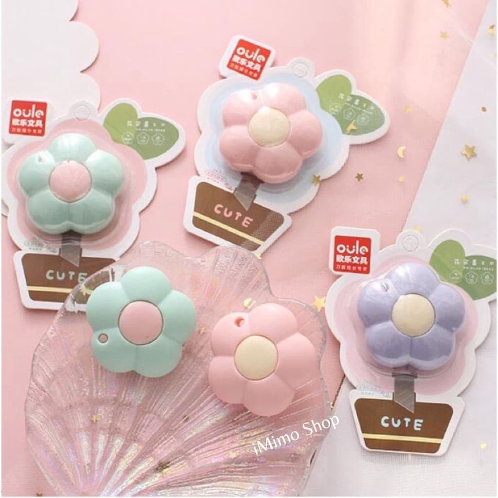 Mini Estilete Flor Papelaria Fofa Kawaii