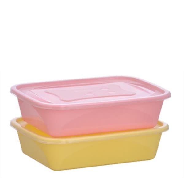 KIT 2 PÇS ORGANIZA 1,2LT RET NUDE