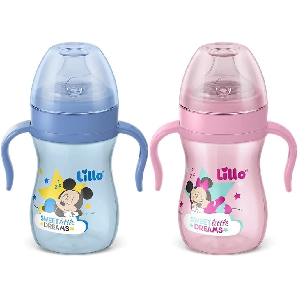Copo Infantil de Treinamento Antivazamento com Alça Lillo Evolution Silicone 240ml